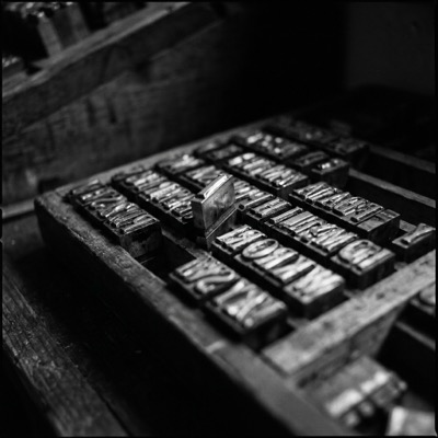 活版印刷の活字